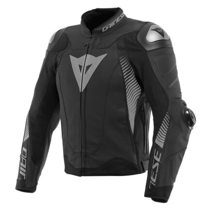 Kožená bunda DAINESE Super Speed 4 čierno sivá 