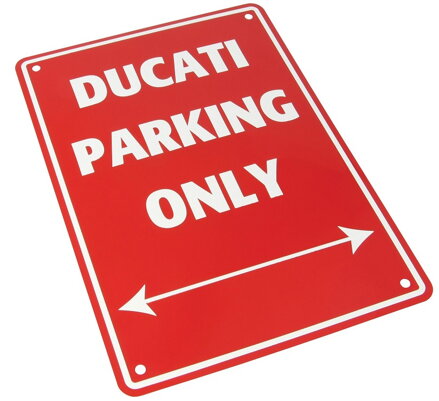 Tabuľka DUCATI PARKING ONLY