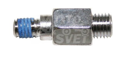 Adaptér zrkadla M8 x 1,25 mm pravotočivý závit na stopku zrkadla so zaslepeným závitovým otvorom M8 x 1,25 mm