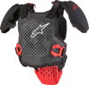 Detský chránič hrude ALPINESTARS A-5 S V2 čierno bielo červený