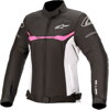 Bunda ALPINESTARS Stella T-SPS WP čierno bielo ružová