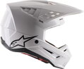 Prilba ALPINESTARS S-M5 Solid biela lesklá 