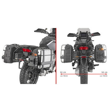 Držiak bočných kufrov GIVI pre MOTO GUZZI STELVIO 24- PLO8208MK