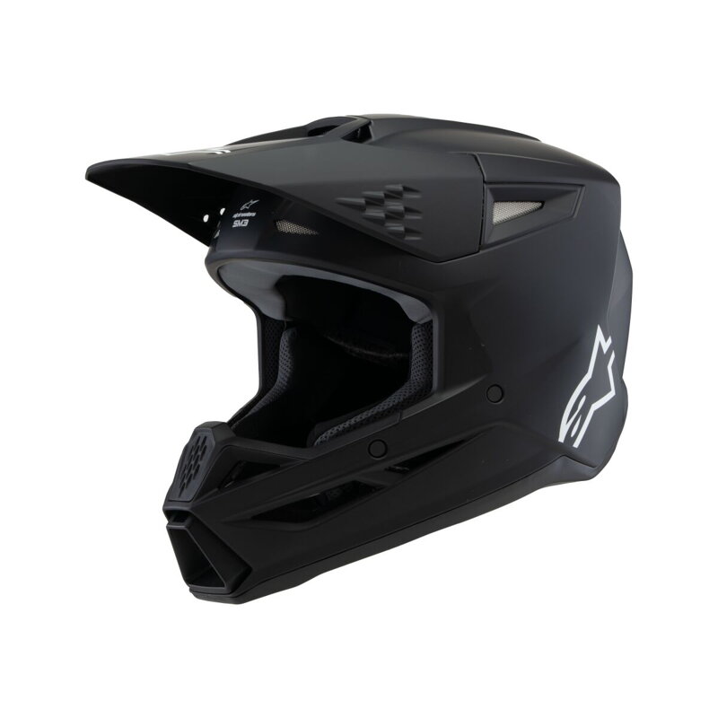 Prilba ALPINESTARS S-M3 Solid čierna matná detská Prilba ALPINESTARS S-M3 Solid čierna matná detská
