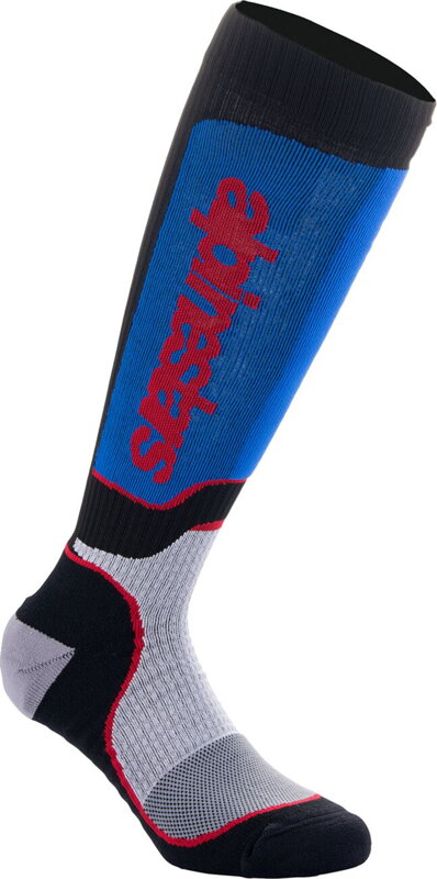 Ponožky ALPINESTARS MX Plus čierno bielo modré Ponožky ALPINESTARS MX Plus čierno bielo modré