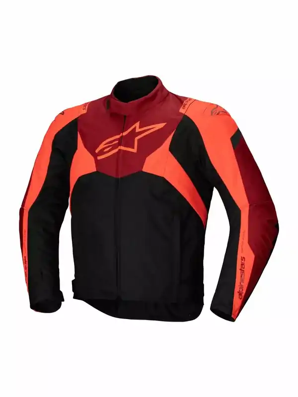 Bunda ALPINESTARS T-JAWS V4 WP čierno tmavo červená fluo Bunda ALPINESTARS T-JAWS V4 WP čierno tmavo červená fluo