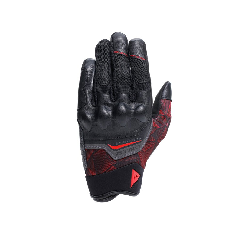 Rukavice DAINESE Ermex čierno lávovo červené Rukavice DAINESE Ermex čierno lávovo červené