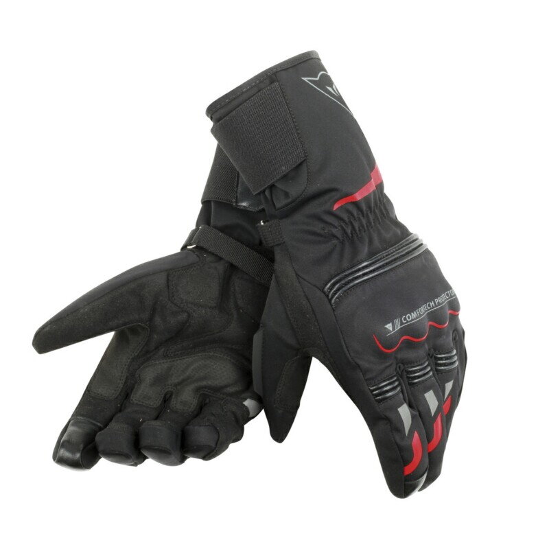 Rukavice DAINESE Tempest D-Dry® čierno červené Rukavice DAINESE Tempest D-Dry® čierno červené