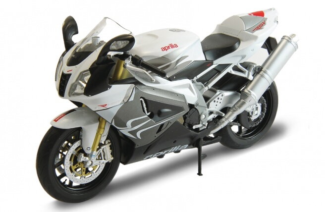 WELLY Model APRILIA RSV 1000R biely 1:10 (62808)