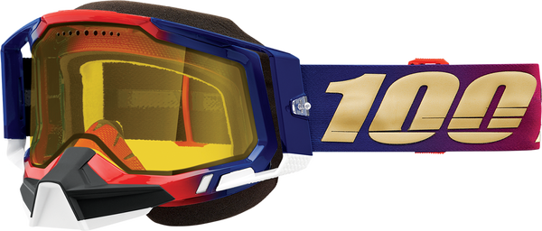 Okuliare 100 PERCENT Racecraft 2 Snowmobile United snežné žlté sklíčko Okuliare 100 PERCENT Racecraft 2 Snowmobile United snežné žlté sklíčko