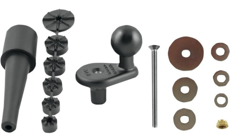 RAM MOUNTS Úchyt do stredu vidlice s 1" guľovým čapom RAM MOUNTS Úchyt do stredu vidlice s 1" guľovým čapom