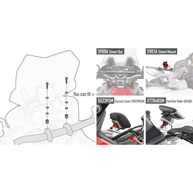 Montážna sada GIVI pre S900A/S901A 02SKIT