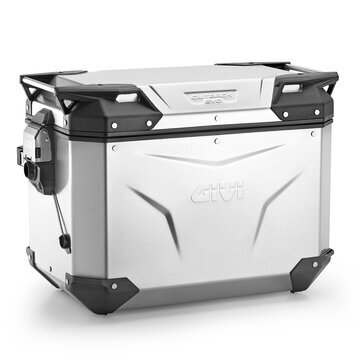 Ľavý bočný kufor GIVI Trekker Outback Evo Smart 48L SLR strieborný OBKEV48AL Ľavý bočný kufor GIVI Trekker Outback Evo Smart 48L SLR strieborný OBKEV48AL