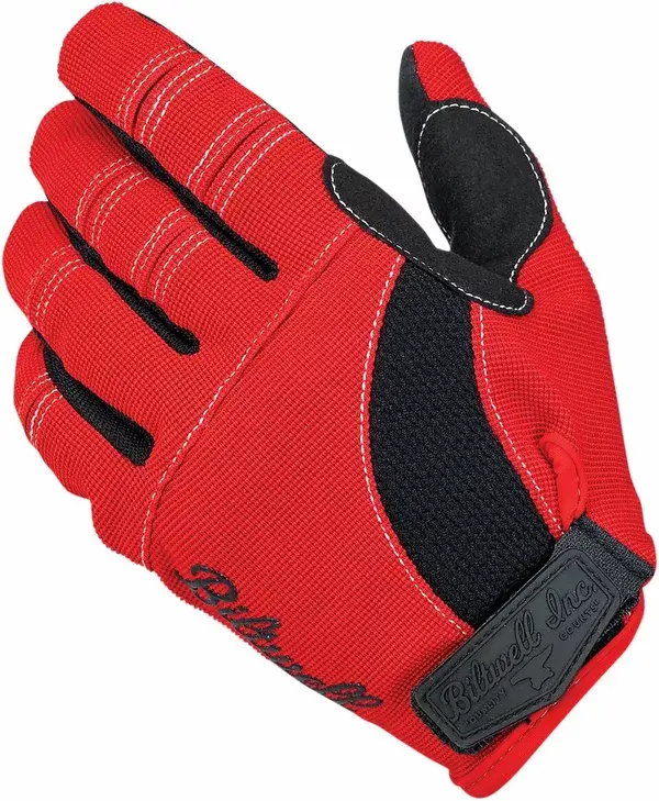 Rukavice BILTWELL Moto červeno čierno biele Rukavice BILTWELL Moto červeno čierno biele