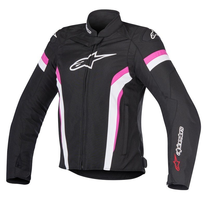 Dámska bunda ALPINESTARS STELLA T-GP PLUS R V2 čierno bielo ružová Dámska bunda ALPINESTARS STELLA T-GP PLUS R V2 čierno bielo ružová