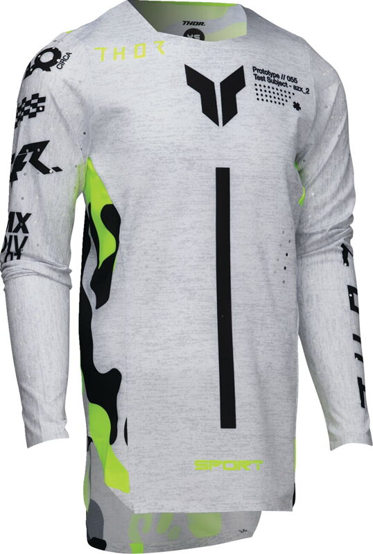 Dres THOR Sport Riot bielo žltý fluo detský Dres THOR Sport Riot bielo žltý fluo detský