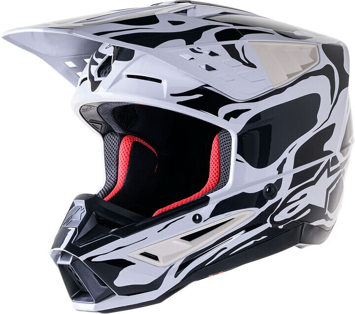 Prilba ALPINESTARS S-M5 Mineral sivá lesklá  