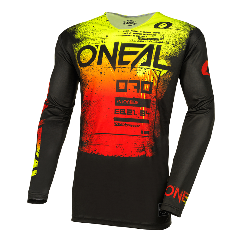 Dres ONEAL Mayhem Scarz čierno červený Dres ONEAL Mayhem Scarz čierno červený