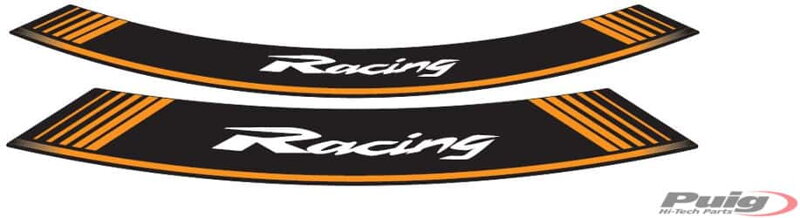 PUIG pásiky na kolesá Racing oranžové PUIG pásiky na kolesá Racing oranžové