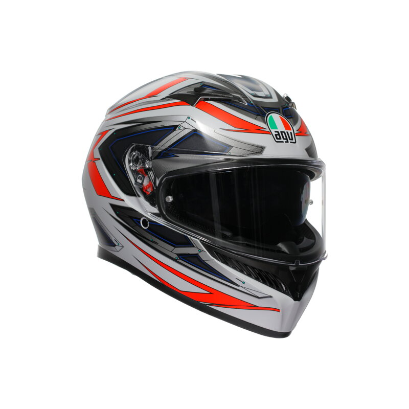 Prilba AGV K3 Space bielo červená fluo matná Prilba AGV K3 Space bielo červená fluo matná